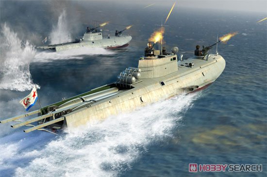 1:35 Сборная модель Моторный торпедный катер класса G-5 ВМФ СССР - 63503