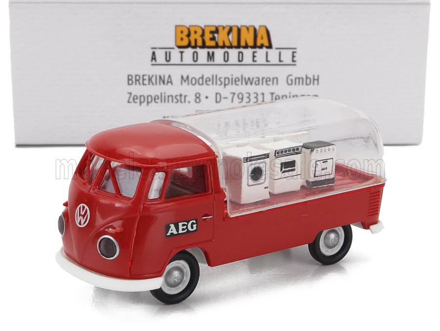 1:87 VOLKSWAGEN T1b Pick-up Aeg (1960), Red - 32865