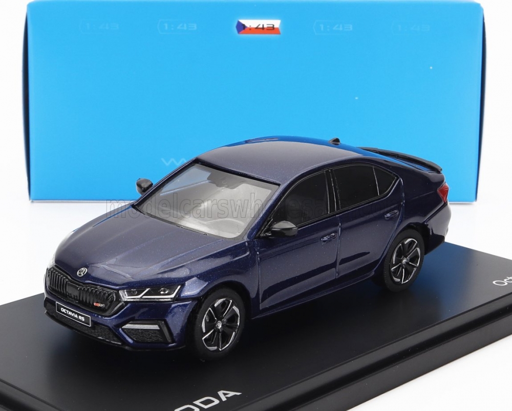1:43 SKODA Octavia Iv Rs (2020), Blue Emt - 037KC