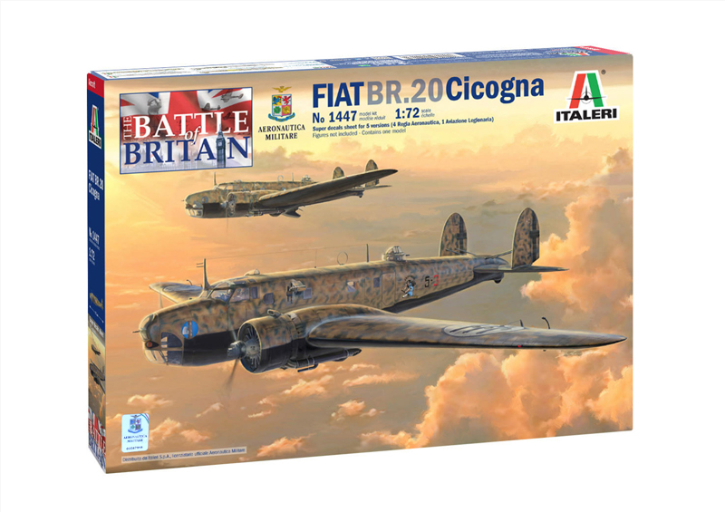 1:72 Сборная модель Самолет FIAT BR-20 - 1447