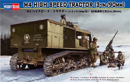 1:35 Сборная модель Танк M4 (3-in./90mm) Tractor - 82407