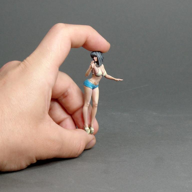 1:24 Фигура 0304 Моет машину (масштаб 1:24), окрашенная - MPF24-044okr