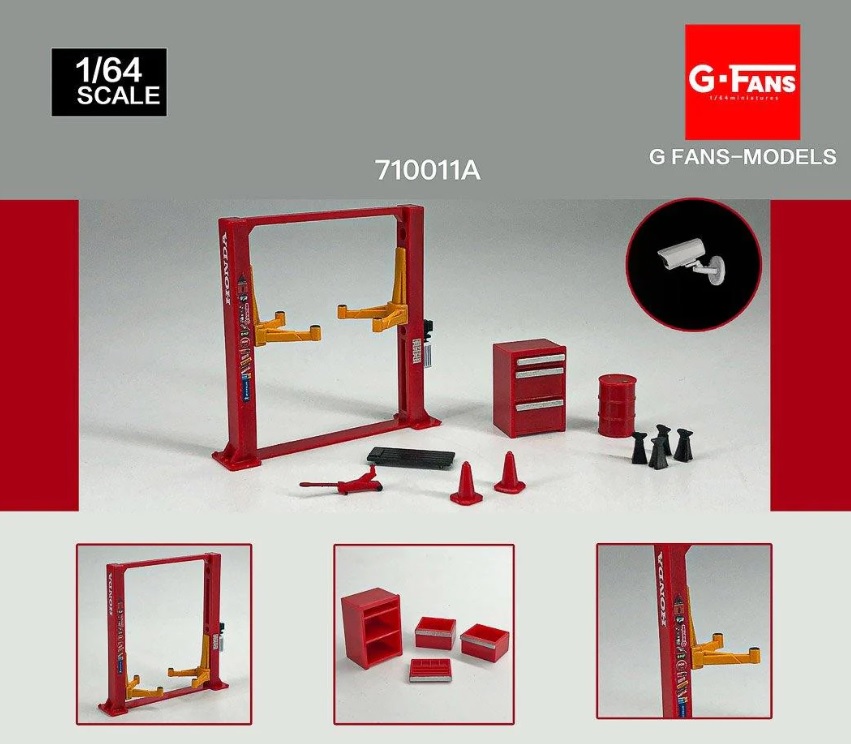 1:64 Сборная модель Гараж / Garage Tools Set (vol.1) - 710011A