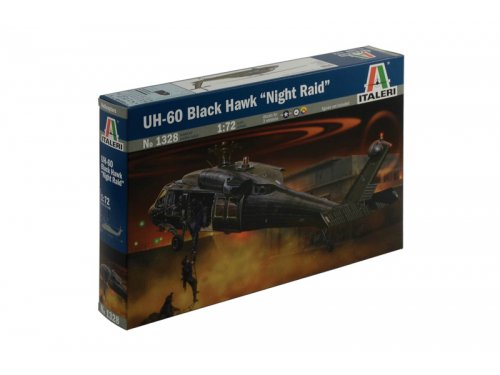 1:72 Сборная модель вертолет UH-60/MH-60 Black Hawk 'Night Raid' - 1328