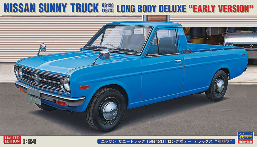 1:24 Сборная модель Nissan Sunny Truck GB120 Long Body Early Limited Edition - 20267
