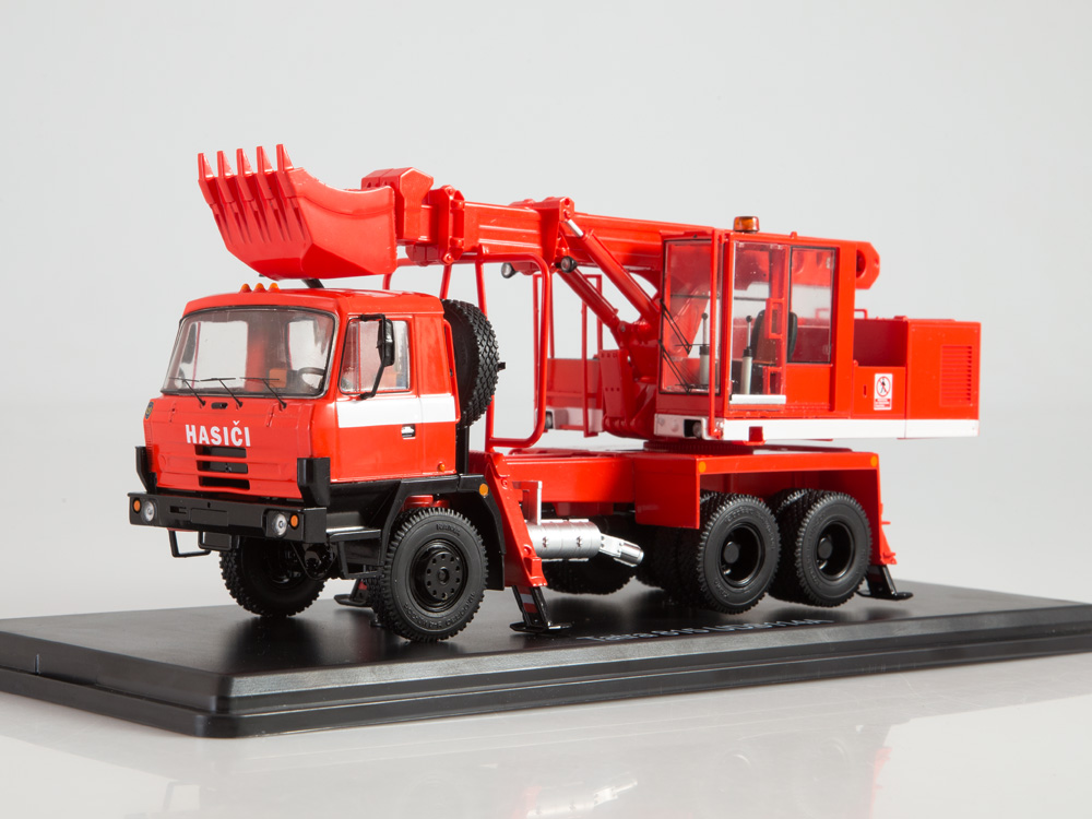 1:43 Экскаватор-планировщик UDS-114A (на шасси Tatra-815) пожарный - SSM1421