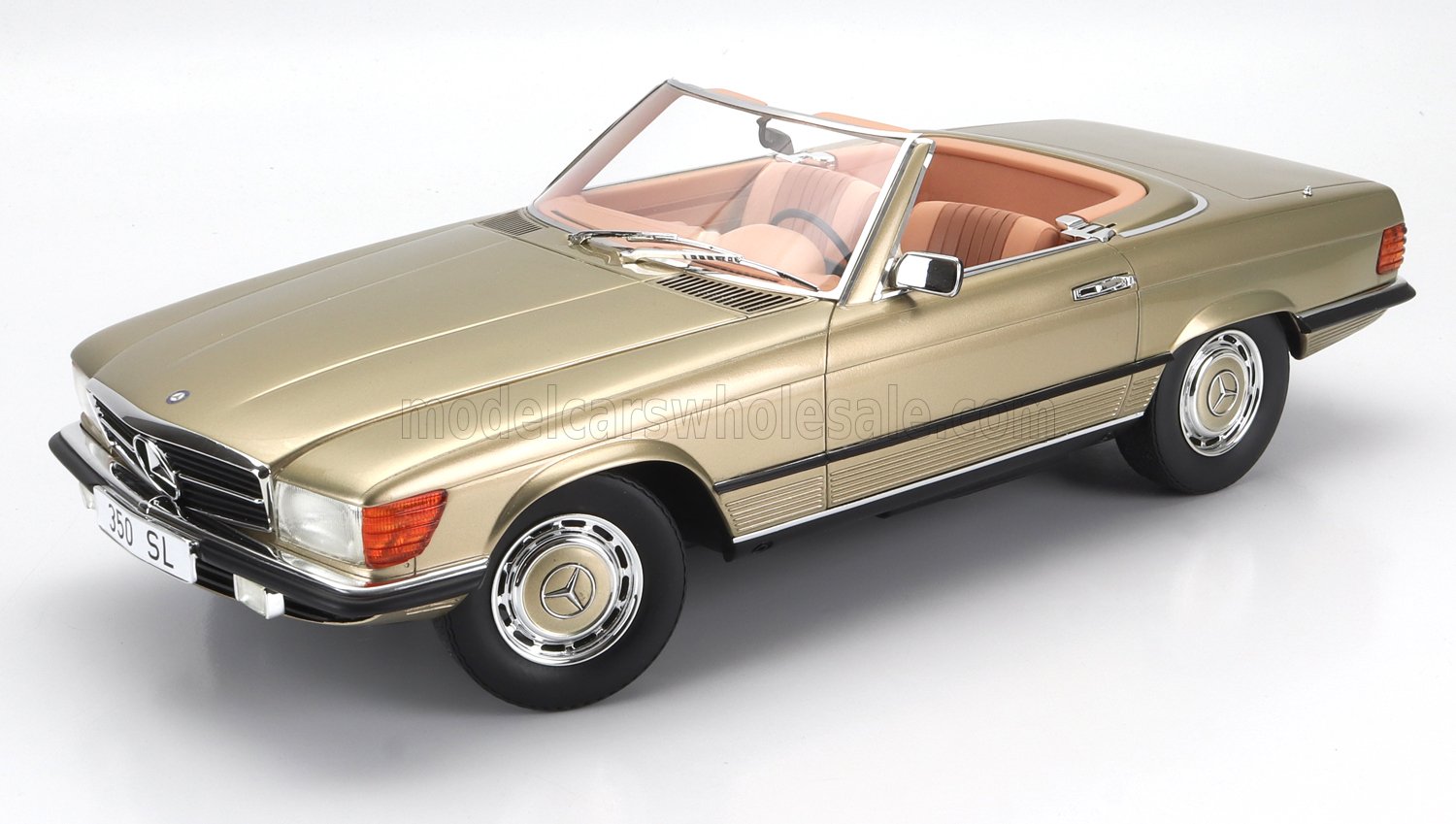 1:12 MERCEDES-BENZ Sl-class 350sl Spider (r107) (1979), Gold Met - 12ART1302010