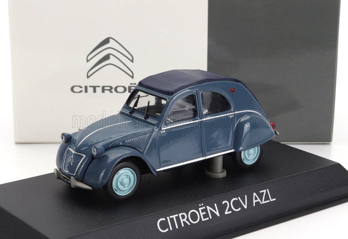 1:43 CITROEN 2cv Azl Cabriolet Closed (1960), Blue - AMC0191106