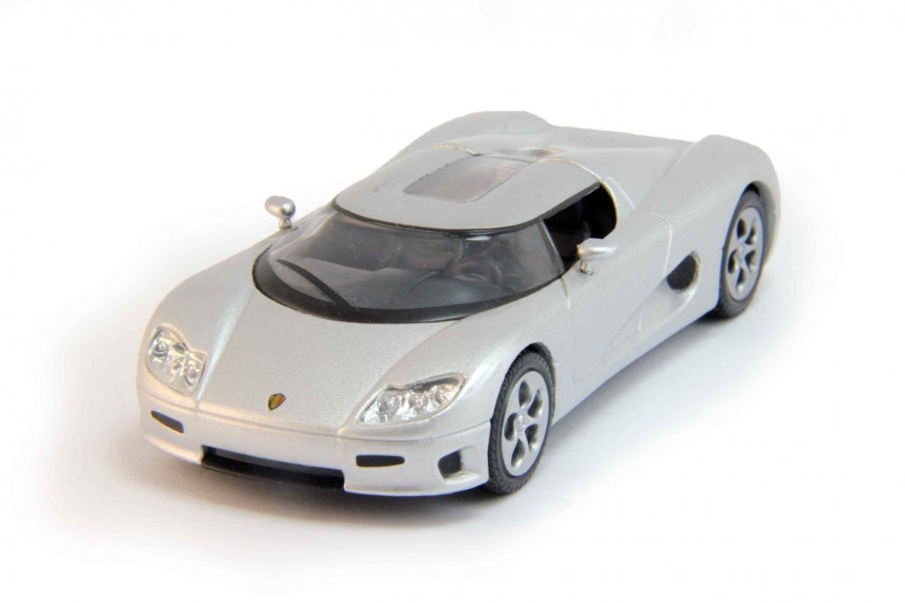 1:43 KOENIGSEGG CC 8S, Суперкары 31, silver - SUP031