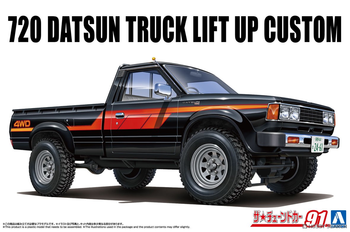 1:24 Сборная модель Datsun 720 Truck Lift Up Custom 1982 - 06850