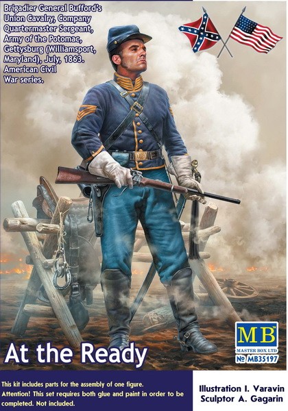 1:35 Сборная модель Наготове. Сержант кавалерии - MB35197