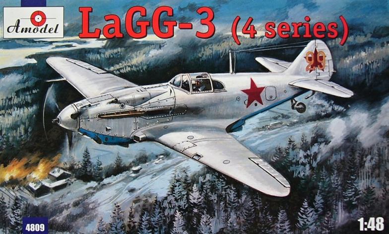 1:48 Сборная модель Советский истребитель ЛаГГ-3 тип 4 - 4809