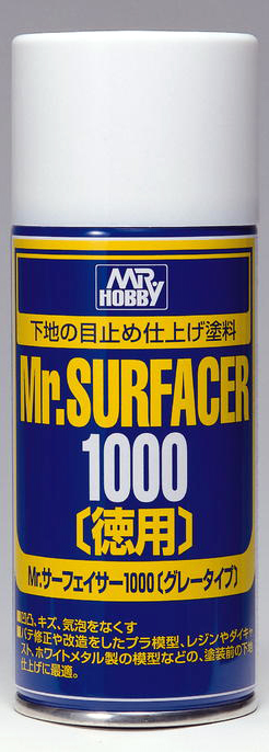 Грунтовка в баллоне Mr.SURFACER 1000 DELUXE 170мл - B-519