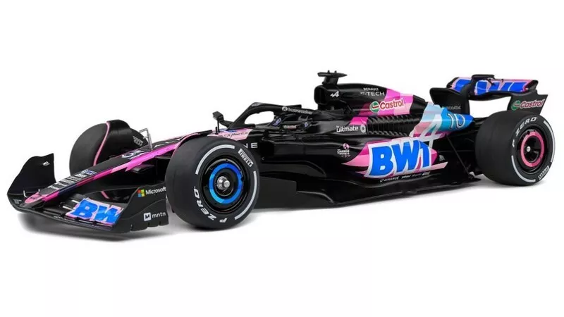 1:18 ALPINE F1 A524 Team Bwt Alpine №10 Presentation Season (2024) Pierre Gasly, Black Pink Blue - S1811004