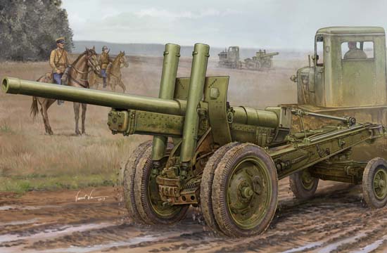 1:35 Сборная модель 122-мм пушка образца 1931/37 годов А-19 - 02325