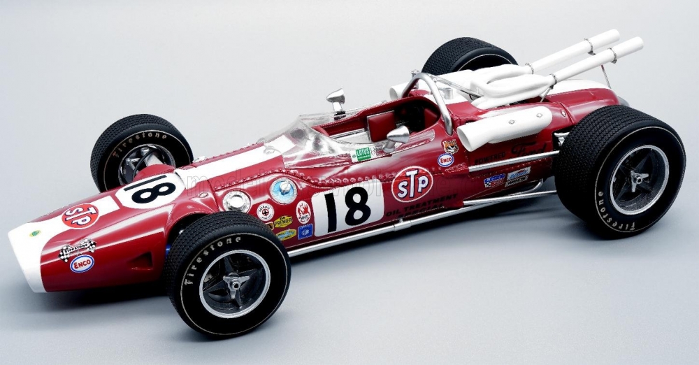 1:18 LOTUS Type 38 №18 Indianapolis Indy 500 (1966) Al Unser, Red White - TM18-176D