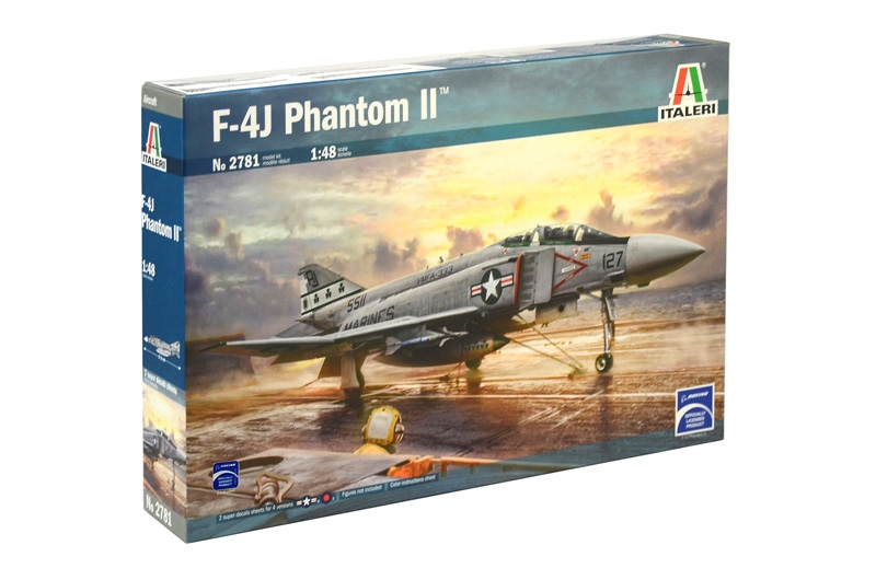 1:48 Сборная модель Американский тактический истребитель McDonnell Douglas F-4J Phantom II - 2781