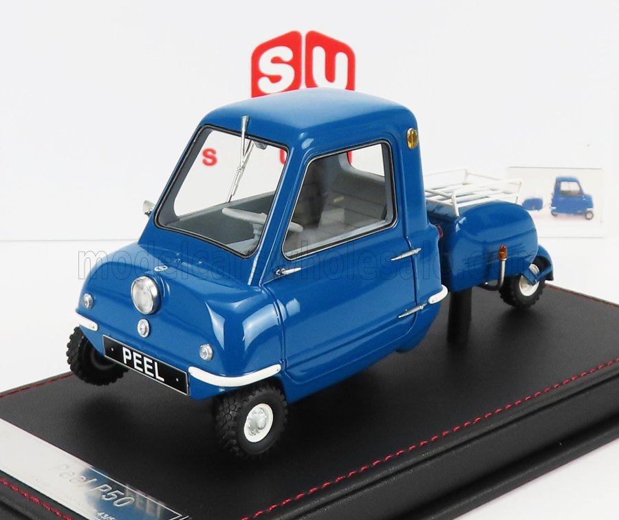 1:18 PEEL P50 With Trailer (1964), Blue - 161317