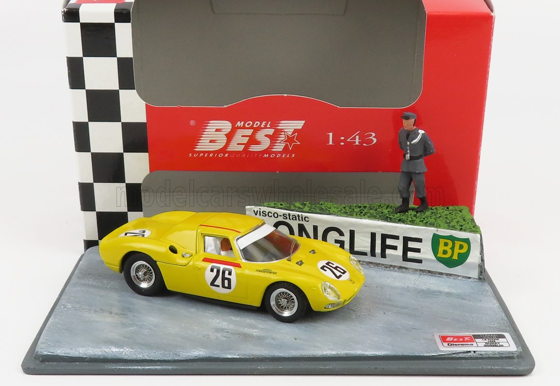 1:43 FERRARI 250lm 3.3l V12 Team Pierre Dumay N26 2nd 24h Le Mans (1965) P.Dumay - G.Gosselin, yellow - 9606