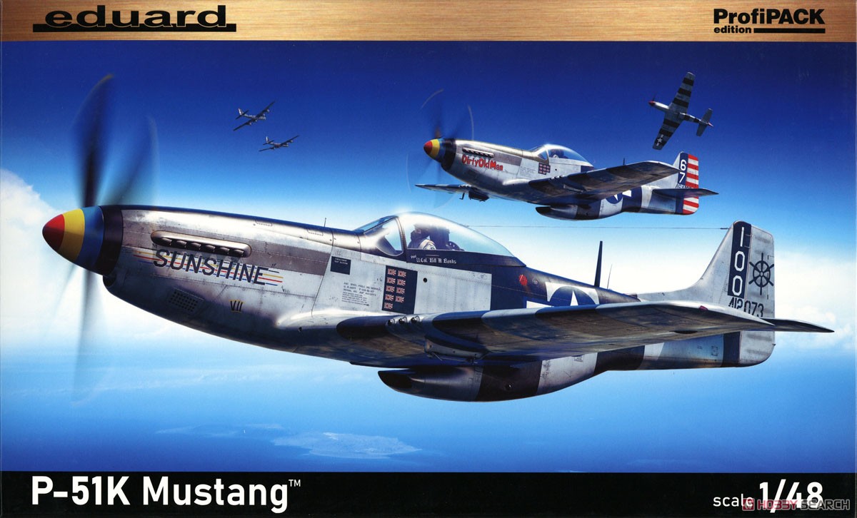 1:48 Сборная модель истребитель P-51K Mustang - 82105