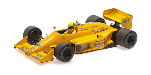 1:12 LOTUS Honda 99T Ayrton Senna *Resin series* (1987), yellow/blue - 547871212