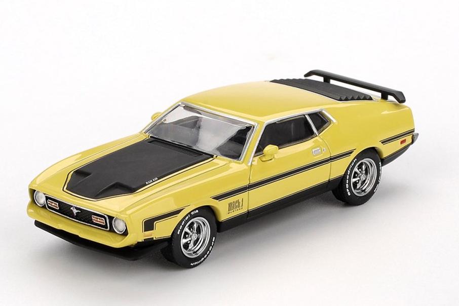 1:64 FORD Mustang Mach 1 Grabber (1971), yellow - MGT1139