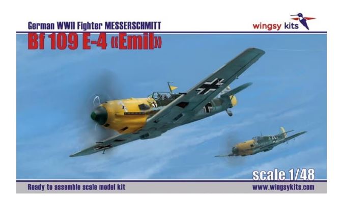 1:48 Сборная модель Messerschmitt Bf 109 E-4 - D5-10