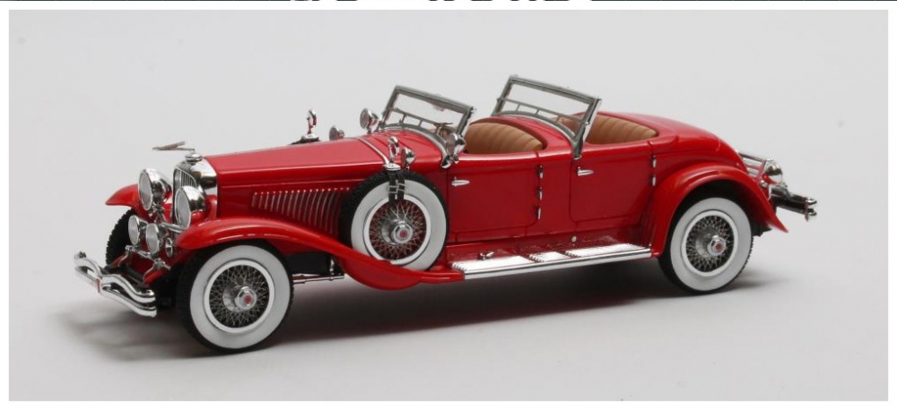 1:43 DUESENBERG SJ 2583 J-548 Torpedo Pheaton Walker La Grande 1930 Red - MX40406-052