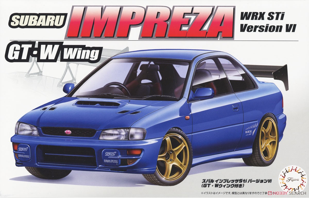 1:24 Сборная модель Subaru Impreza Sti Version VI (w/GT-W Wing) - 04799