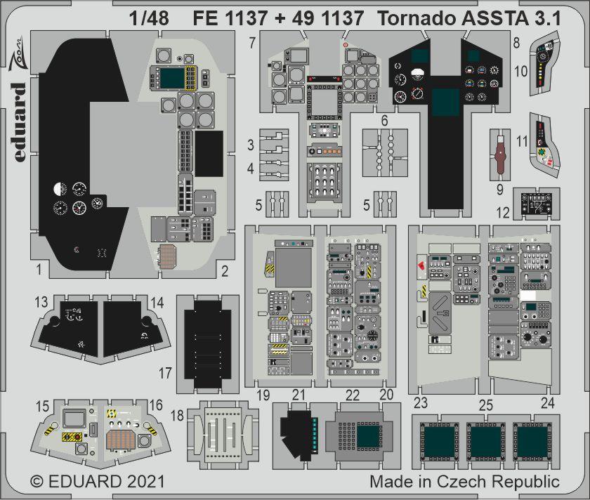 1:48 Фототравление для Tornado ASSTA 3.1 - FE1137