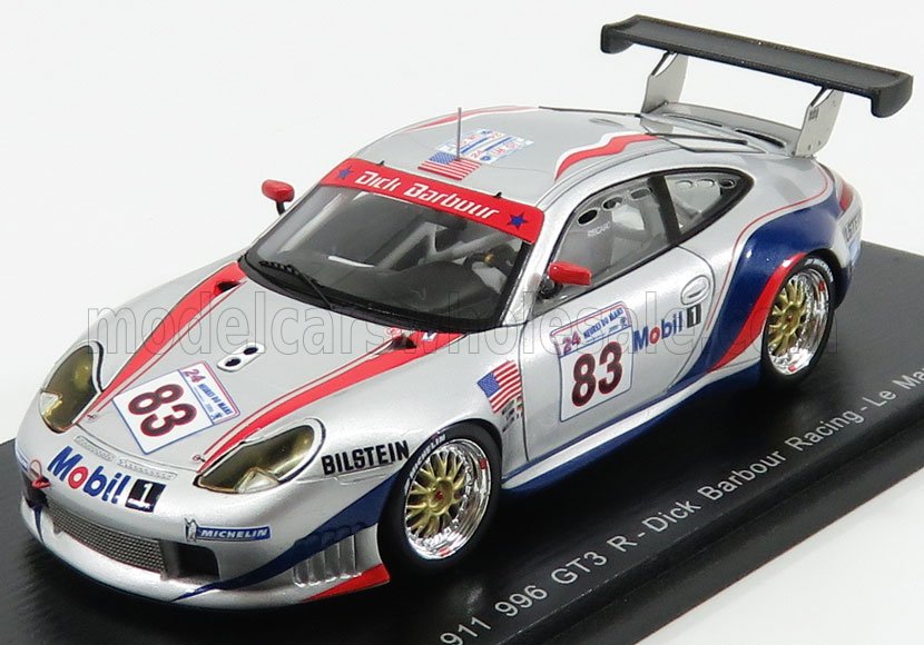 1:43 PORSCHE 911 996 Gt3 R Mobil1 N83 24h Le Mans 2000 D.Muller - L.Luhr - B.Wollek, White Red - S5525