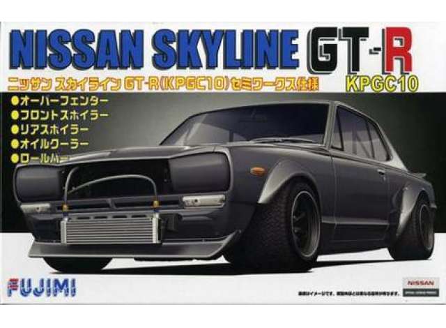 1:24 Сборная модель Nissan KPGC10 Skyline GT-R Semi- WORKS - 038407