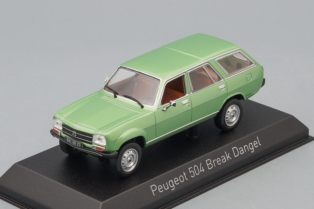 1:43 PEUGEOT 504 Break Dangel 4x4 1980 Green Metallic - 475430