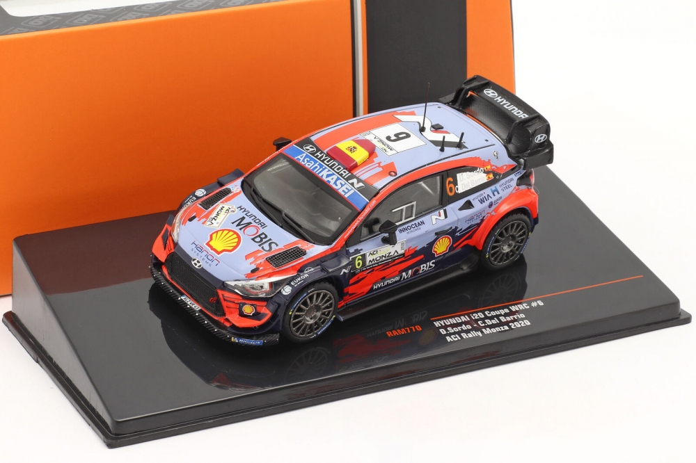 1:43 HYUNDAI i20 Coupe WRC #6 Sordo/Del Barrio 3 место Rally Monza 2020 - RAM770