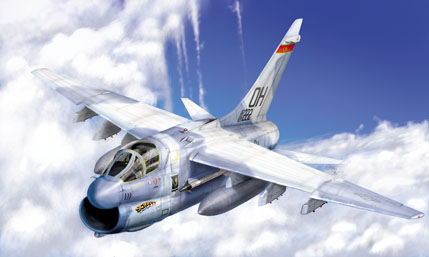 1:48 Сборная модель Самолет A-7D Сorsair II - 80344