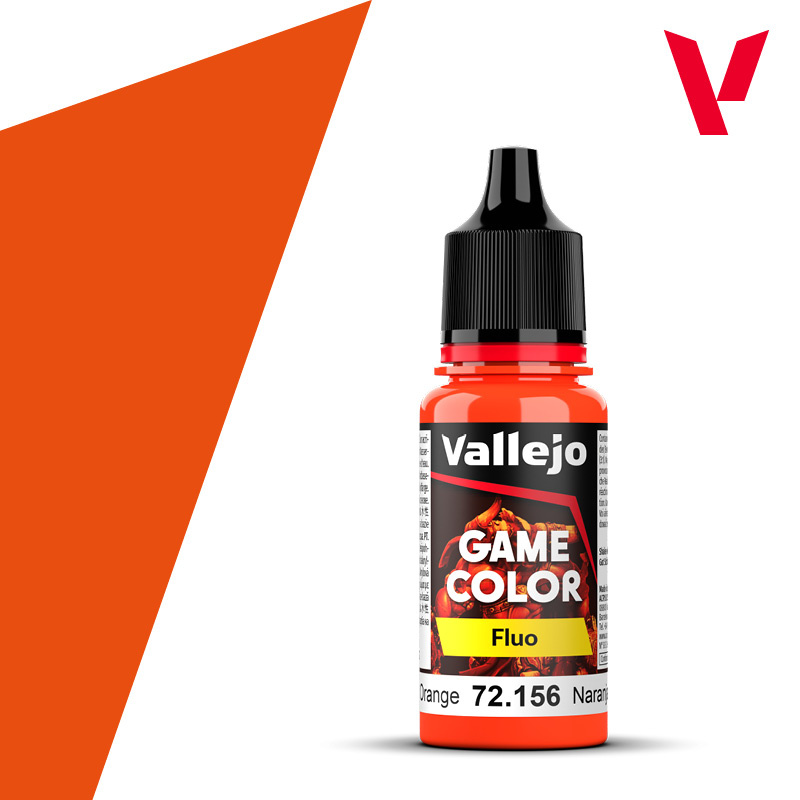 Краска акриловая Game Color Флуоресцентный оранжевый / Fluorescent Orange, 18 мл - 72156