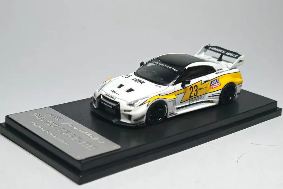 1:64 NISSAN LB GTR GT Flash Ver. 2, white/yellow - C640005