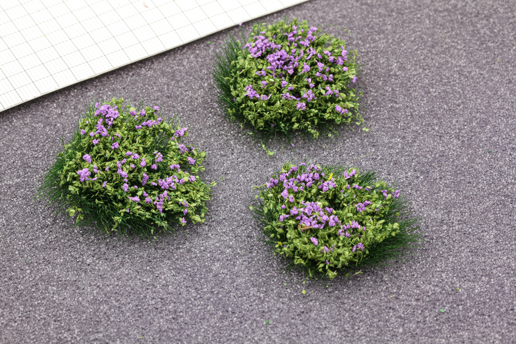 1:35 Кустарник цветущий (фиолетовый), 13 шт - 3071