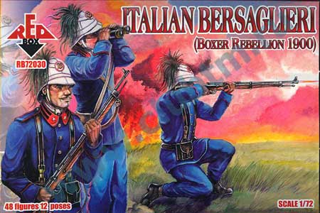 1:72 Сборная модель Итальянские берсальеры 1900 - RB72030