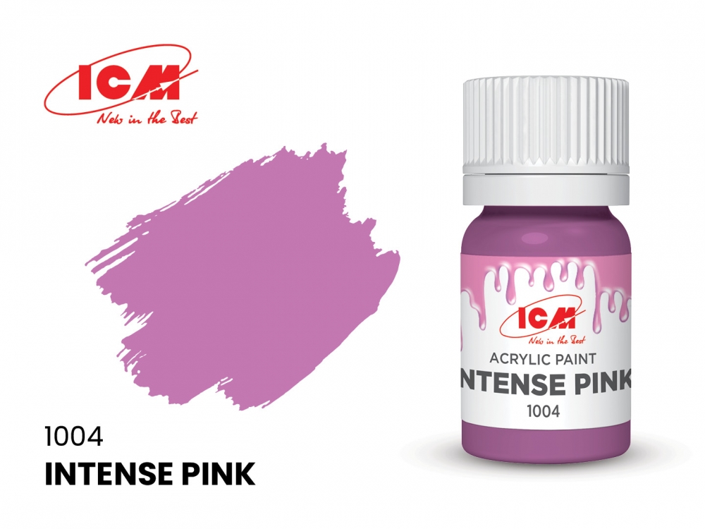 Краска для творчества, 12 мл, цвет Интенсивный розовый (Intense Pink) - C1004