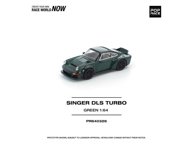 1:64 PORSCHE Singer DLS Turbo, green - PR640326