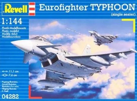 1:144 Сборная модель Европейский многоцелевой истребитель Eurofighter Typhoon EF-2000 - 04282