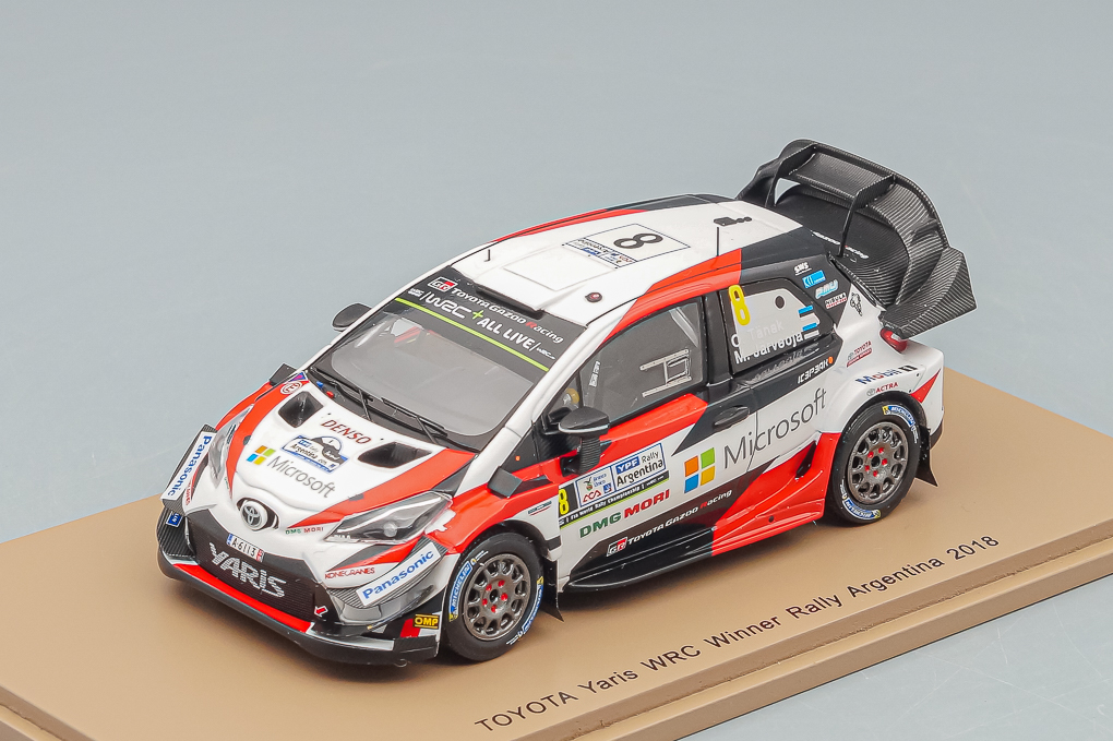 1:43 Toyota Yaris WRC Toyota GAZOO Racing WRT #8 Winner Rally Argentina 2018 O. Tänak - M. Järveoja - S5971-X1