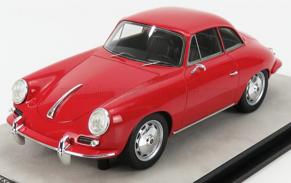 1:18 PORSCHE 356 Karmann Hard-top (1961), Gloss Red - TM18-143B