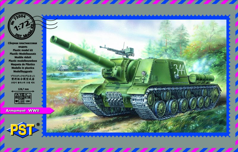 1:72 Сборная модель Самоходная артиллерийская установка ИСУ-152 - 72004