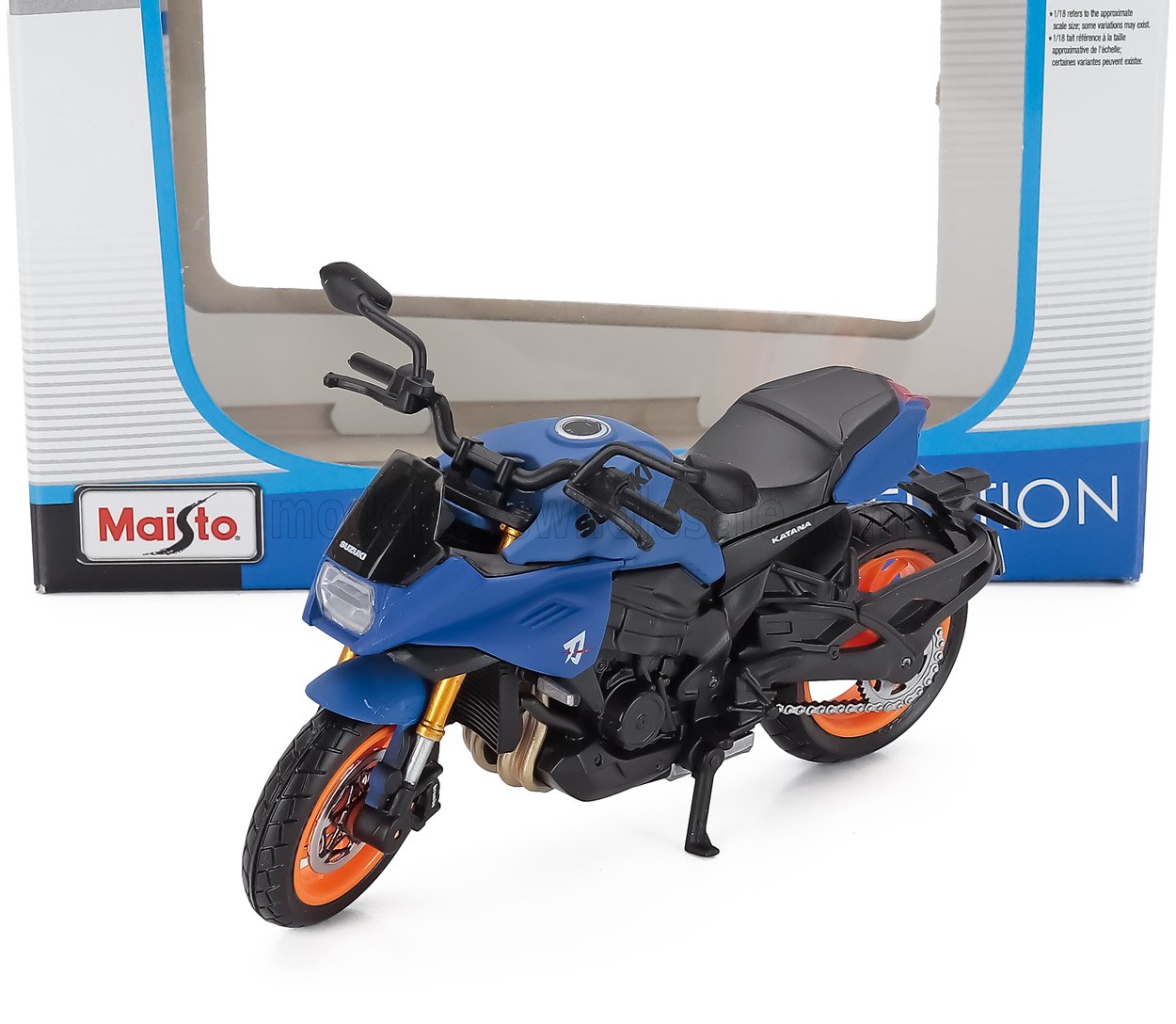 1:18 SUZUKI Katana (2024), Matt Blue - 39300-KAT-20-24907