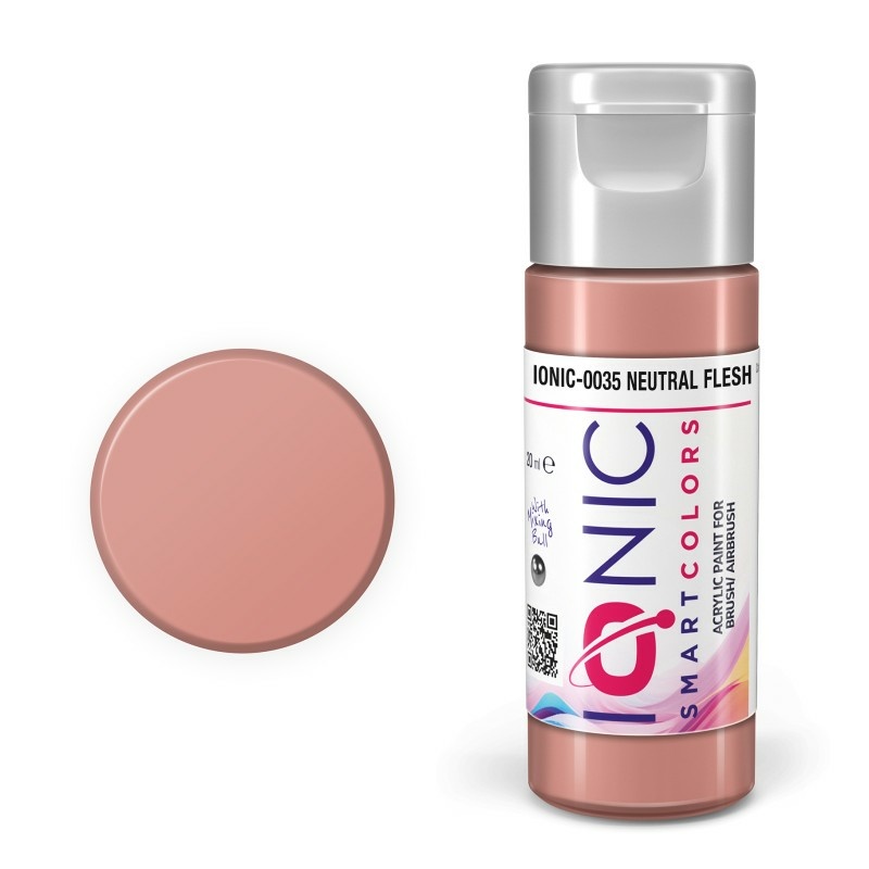 Краска акриловая IONIC Нейтральная плоть / Neutral Flesh, 20мл - IONIC-0035