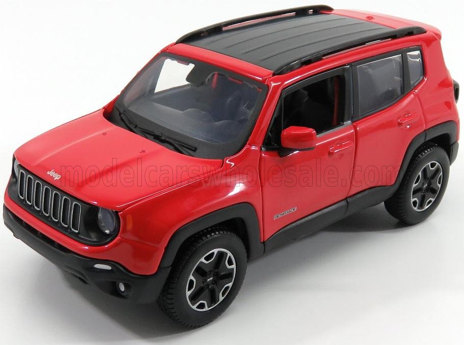 1:24 JEEP Renegade (2017), Red Black - 31282R