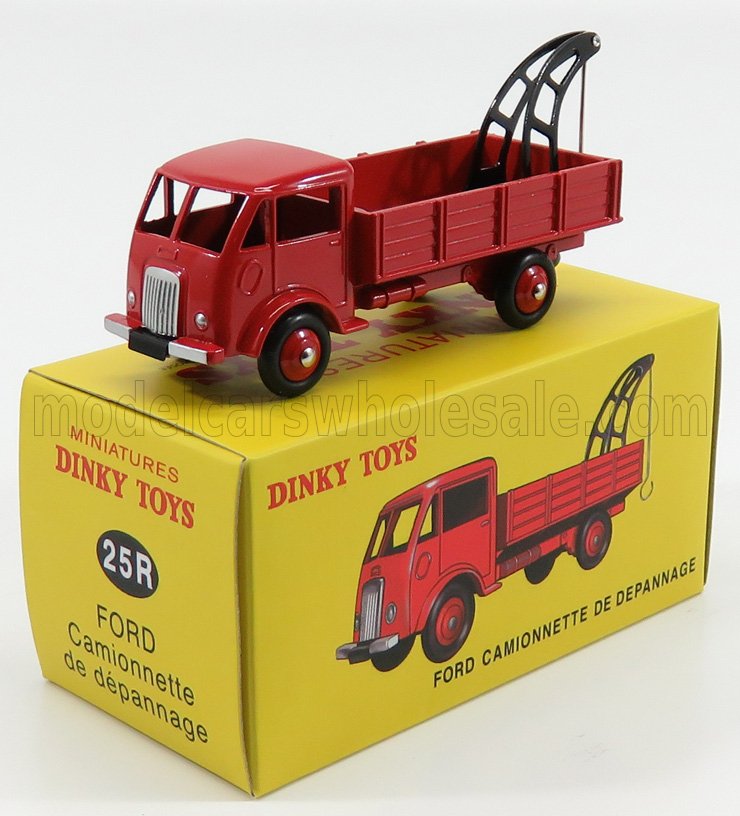 1:43 FORD Truck Carro Attrezzi 2-assi - Wrecker Road Dinky Service 1968, Red - 25R-FORD