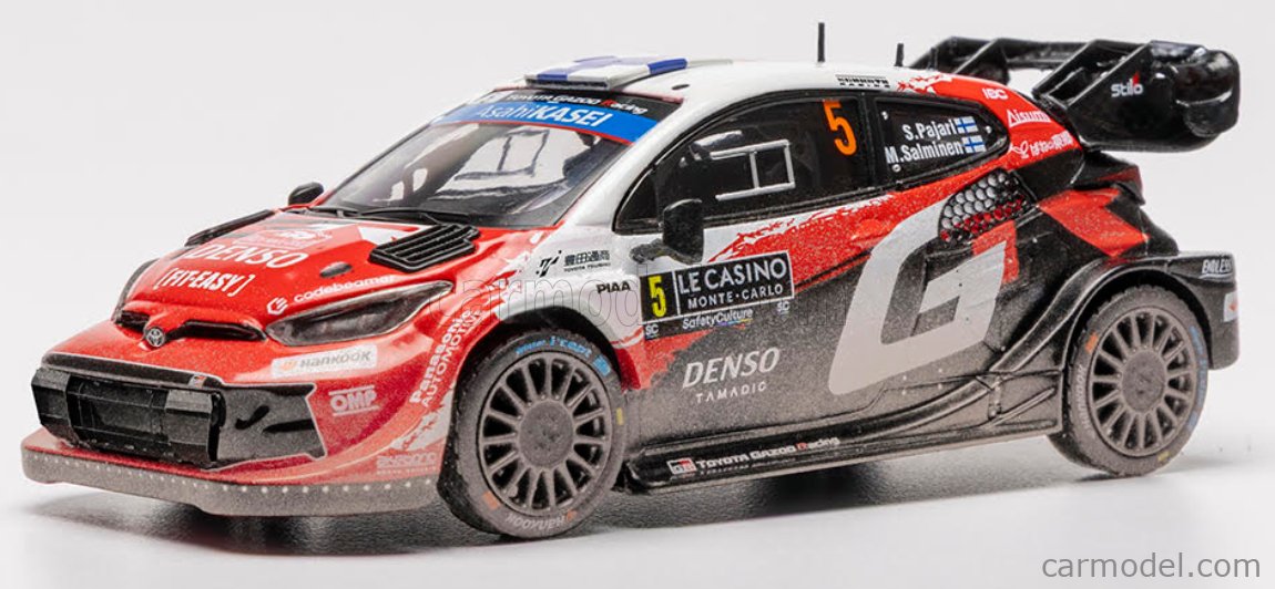 1:43 TOYOTA Yaris GR WRC RALLY1 HYBRID TEAM TOYOTA GAZOO RACING WRT (dirty version) N 5 RALLY MONTECARLO 2026 SAMI PAJARI - MARKO SALMINEN - RAM1025E.22